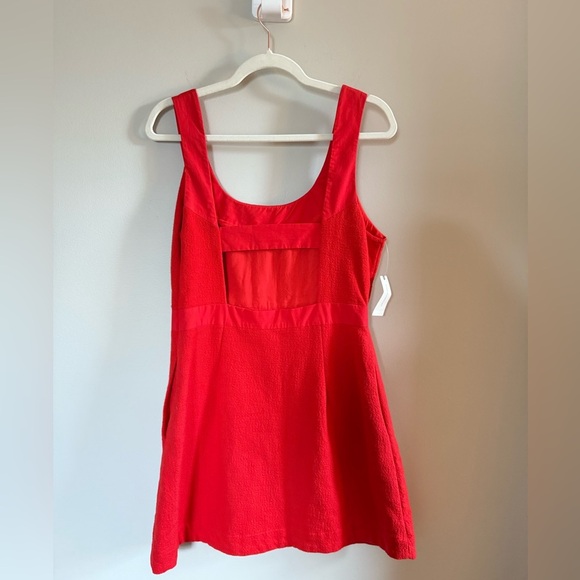NWT • Maeve Sleeveless Red Scoop Neck Mini Dress Sz 10 Party‎ Cocktail Holiday - Picture 10 of 11
